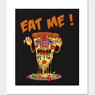 Eat Me! Billy The Bitey Pizza Posters and Art